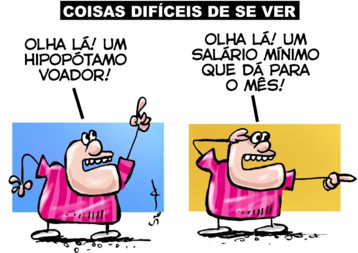 charge salário minimo