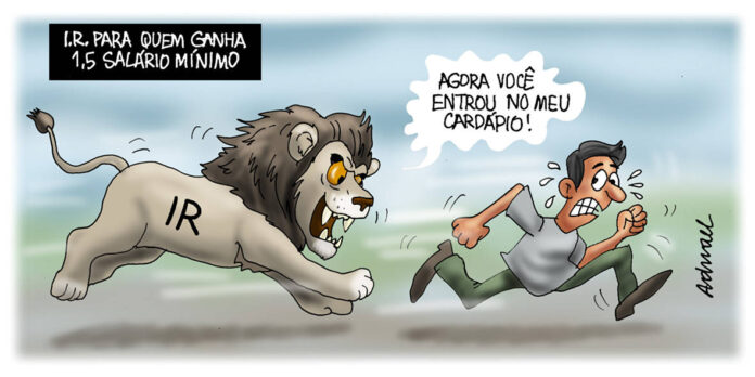 Charge imposto de renda